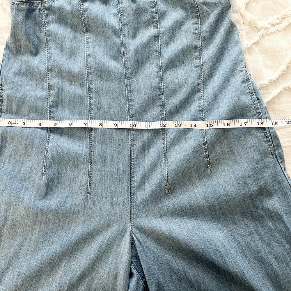Free People Denim Jumpsuit-S- NWT - Picture 12 of 13